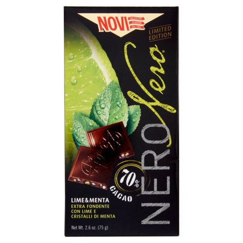 Novi NeroNero 70% Cacao Lime & Menta 75 g