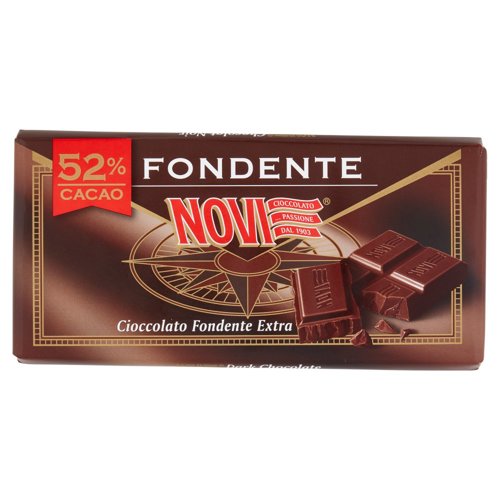 Novi Fondente 52% Cacao Cioccolato Fondente Extra 100 g
