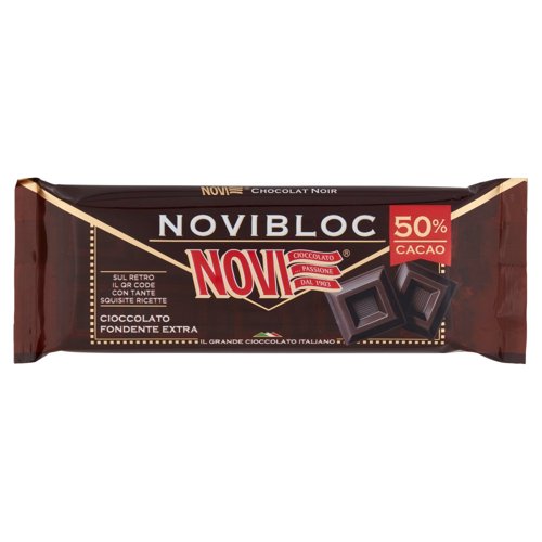 Novi Novibloc 50% Cacao Cioccolato Fondente Extra 150 g