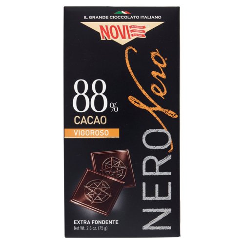 Novi NeroNero 88% Cacao Vigoroso Extra Fondente 75 g