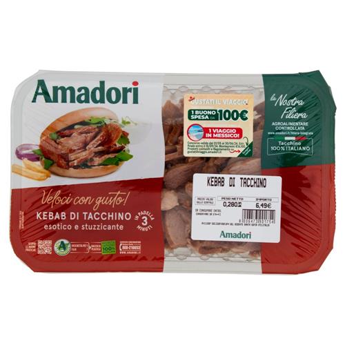 Amadori Kebab di Tacchino 0,280 kg