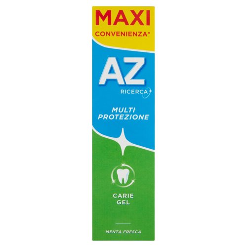 AZ Dentifricio Multi Protezione Carie Gel Menta Fresca 75 ml + 10 ml