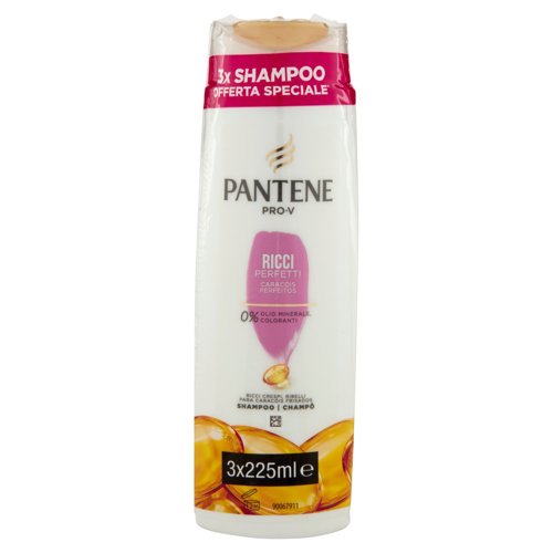 Pantene Shampoo Ricci Perfetti 3x225 ml