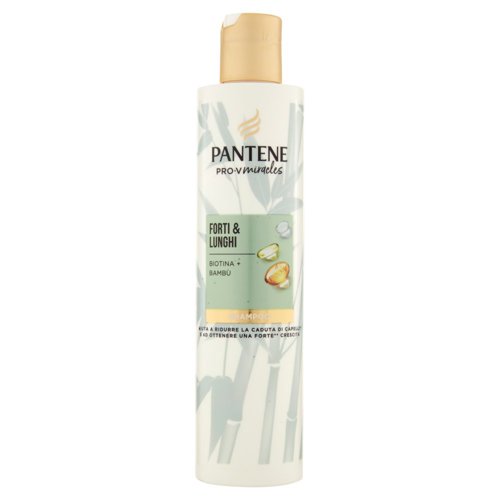 Pantene Shampoo Miracles Forti & Lunghi con Biotina + Bambù 225 ml