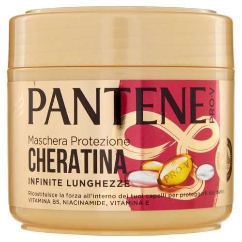 Pantene Pro-V Maschera Protezione Cheratina Infinite Lunghezze 300 ml