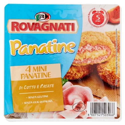 Rovagnati Panatine 4 Mini Panatine di Cotto e Patate 4 x 45 g