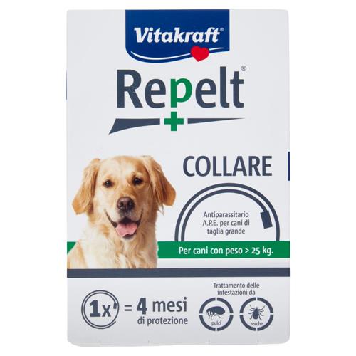 Vitakraft Repelt Collare Antiparassitario A.P.E. per cani di taglia grande