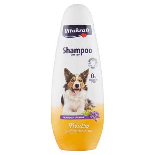 Vitakraft Shampoo per cani Neutro adatto a tutte le razze Profumo di Lavanda  400 ml