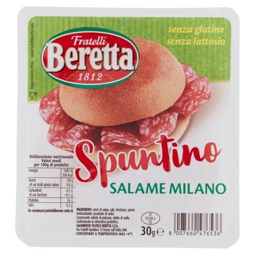 Fratelli Beretta Spuntino Salame Milano 30 g