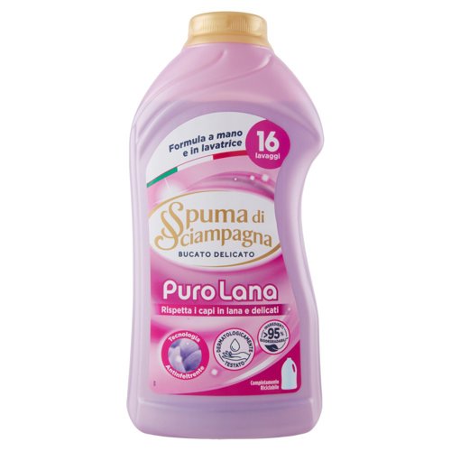 Spuma di Sciampagna Puro Lana Bucato Delicato 800 ml