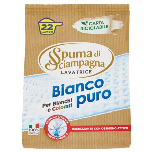 Spuma di Sciampagna Bianco puro Lavatrice 990 g