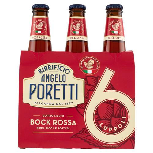 Birrificio Angelo Poretti Bock Rossa 6 Luppoli 3 x 33 cl