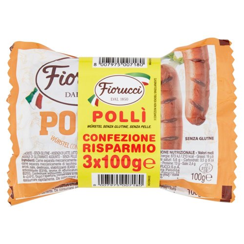 Fiorucci Pollì 3 x 100 g