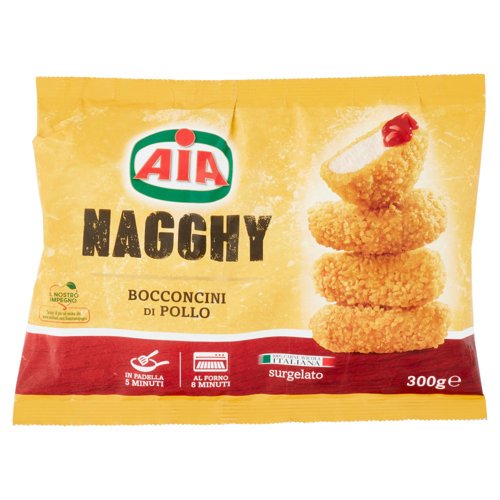 Aia Snack Nagghy Bocconcini di Pollo surgelato 300 g
