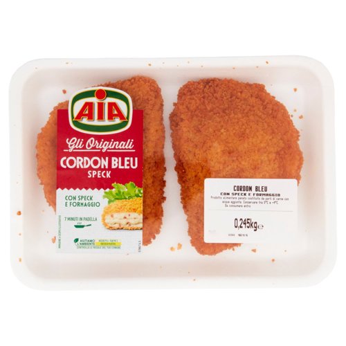 Aia Gli Originali Cordon Bleu con Speck e Formaggio 0,245 kg