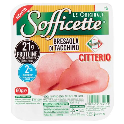 Citterio Sofficette Bresaola di Tacchino 60 g