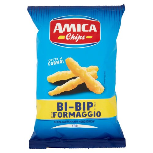 Amica Chips Bi-Bip di mais gusto Formaggio 100 g