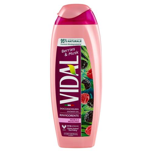 Vidal Berries & Musk Docciaschiuma Rinvigorente Mora e Muschio 250 ml