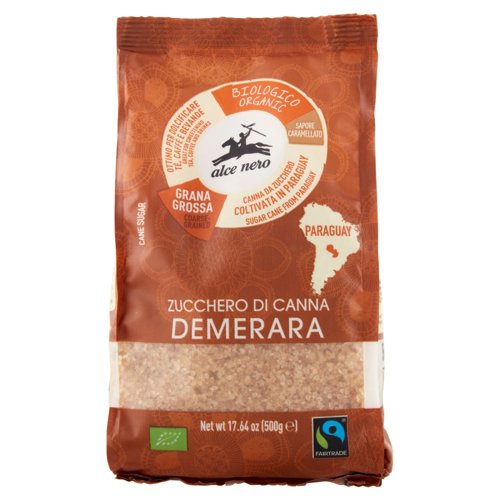 alce nero Zucchero di Canna Demerara 500 g