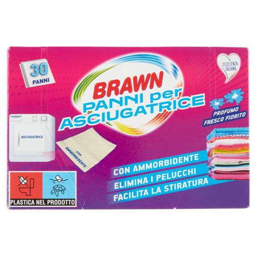 Brawn Panni per Asciugatrice con Ammorbidente 30 pz