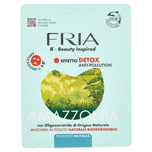 Fria Maschere Viso Monofase Amazzonia Detox Anti-Pollution