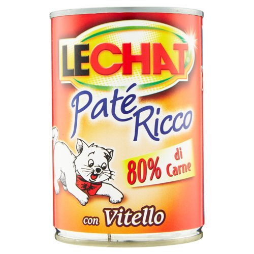 LeChat Paté Ricco con Vitello 400 g