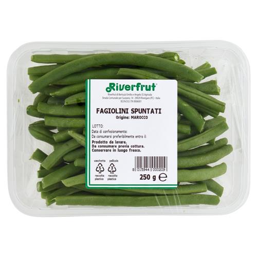 Riverfrut Fagiolini Spuntati 250 g