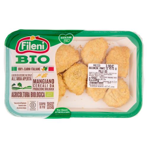 Fileni Bio Bocconcini di Petto di Pollo Bio 0,220 kg