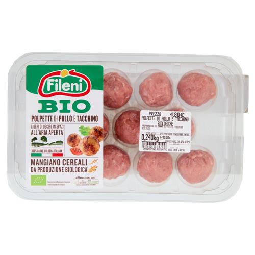 Fileni Bio Polpette di Pollo e Tacchino 0,240 kg