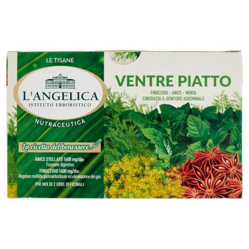 L'Angelica Le Tisane Nutraceutica Ventre Piatto 20 Filtri 40 g
