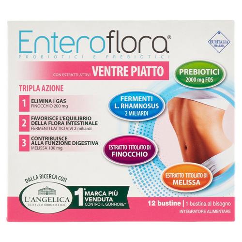 Enteroflora Ventre Piatto 12 x 4 g 