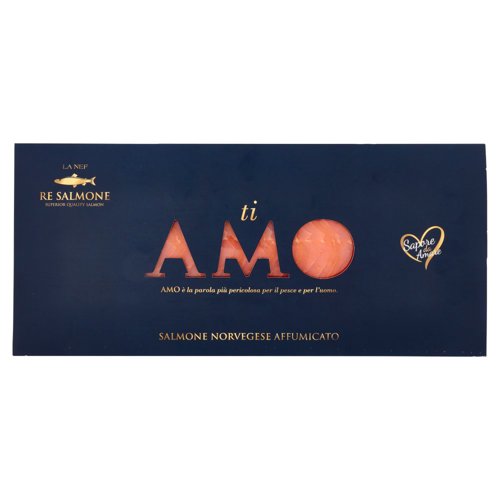 Re Salmone ti Amo Salmone Norvegese Affumicato 260 g