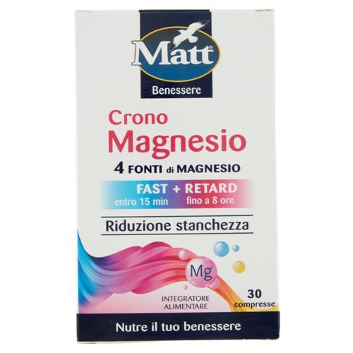 Matt Benessere Crono Magnesio 30 compresse 34,5 g