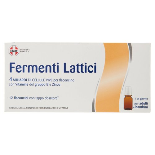 Matt Divisione Pharma Fermenti Lattici 12 flaconcini 84 ml