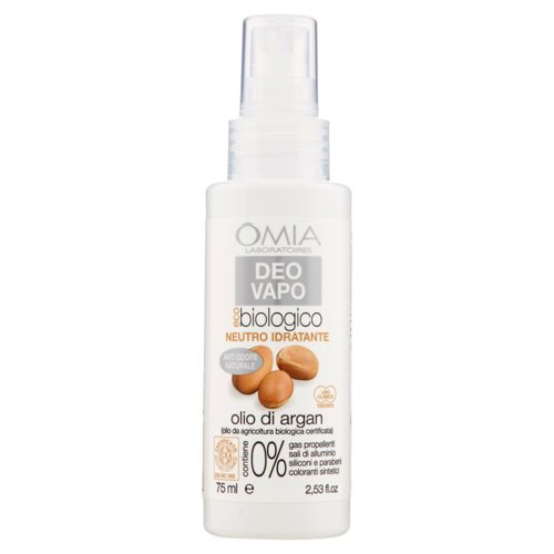 Omia Laboratoires eco biologico Deo Vapo Neutro Idratante olio di argan 75 ml