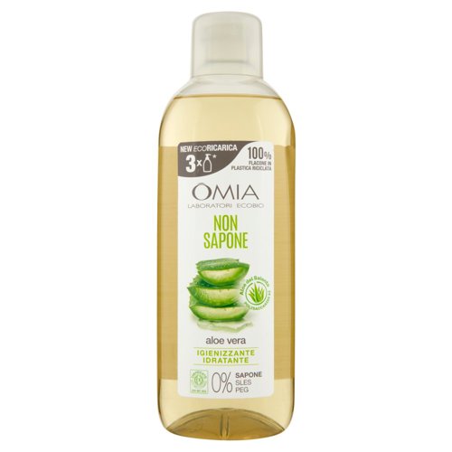 Omia Laboratori Ecobio Non Sapone Igienizzante Idratante aloe vera 750 ml