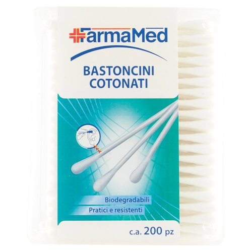 FarmaMed Bastoncini Cotonati c.a. 200 pz