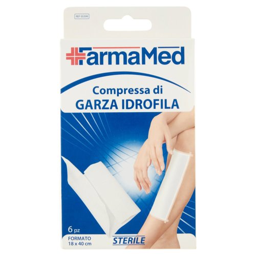 FarmaMed Compressa di Garza Idrofila Formato 18 x 40 cm 6 pz