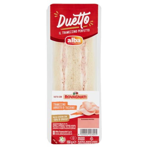 alba Tramezzini Duetto Tramezzino Arrosto di Tacchino 150 g