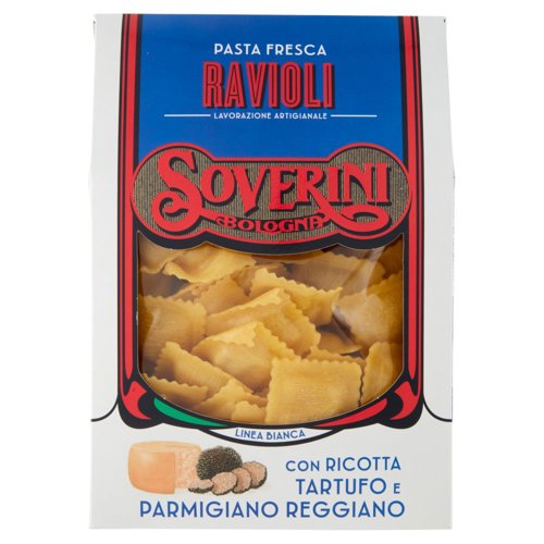 Soverini Ravioli con Ricotta Tartufo e Parmigiano Reggiano 250 g