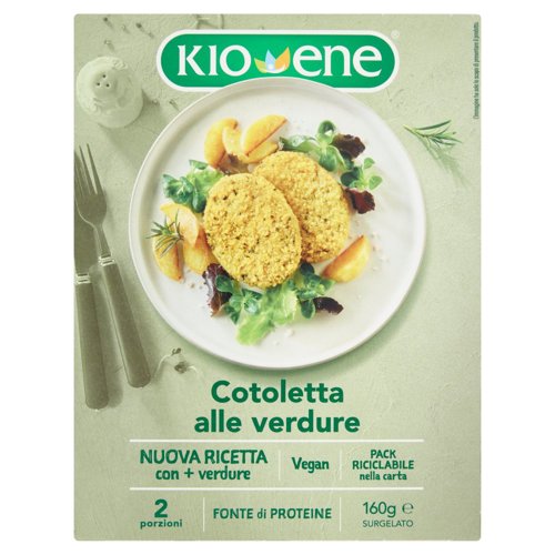Kioene Cotoletta alle verdure Surgelato 2 x 80 g