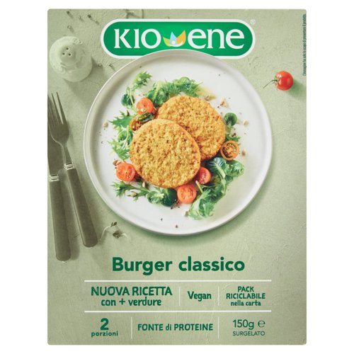 Kioene Burger classico Surgelato 2 x 75 g