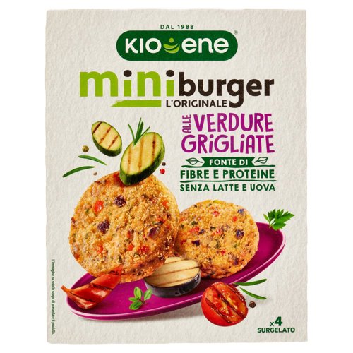 Kioene miniburger l'Originale alle Verdure Grigliate Surgelato 160 g