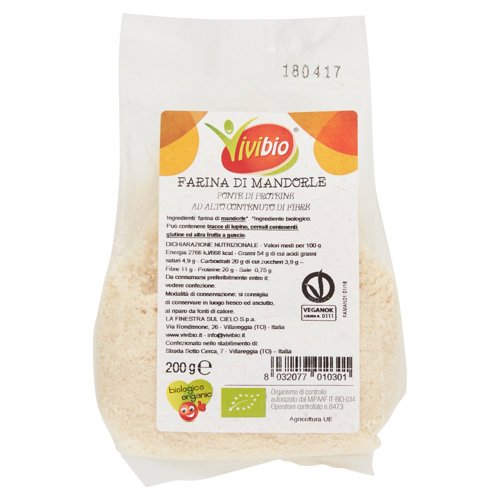 Vivibio Farina di Mandorle 200 g