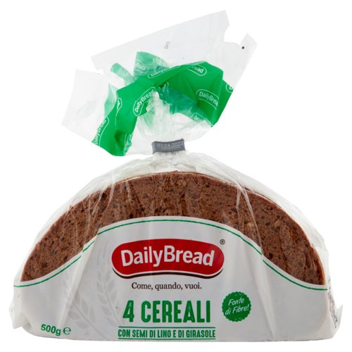 DailyBread 4 Cereali con Semi di Lino e di Girasole 500 g
