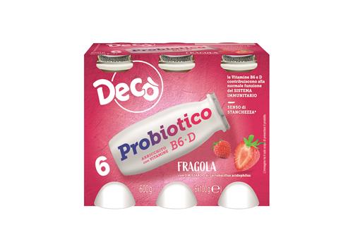 Decò yogurt probiotico fragola