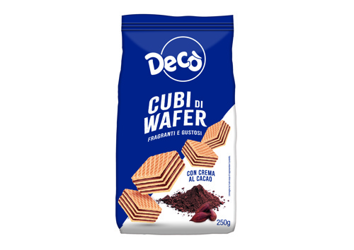 Cubi di Wafer al cacao