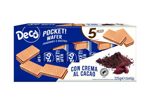 Wafer al cacao Multipack 5pz