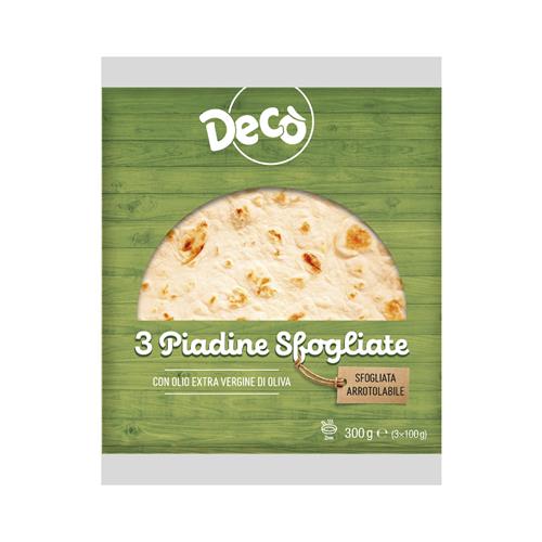 Decò piadina sfogliata con EVO 300gr