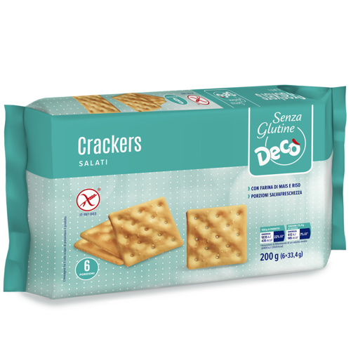 Decò senza glutine Crackers salati